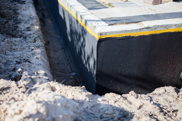 Professional Waterproofing technician working in Luna Pier, MI